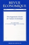 Sciences Po - Revue économique Vol. 57 N° 3, mai 2006 : Développements récents de l'analyse économique.