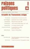 Yves Sintomer - Raisons politiques N° 36, Novembre 2009 : Actualité de l'humanisme civique.