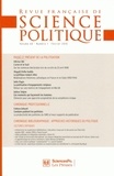 Olivier Ihl et Magali Della Sudda - Revue française de science politique Volume 60 N° 1, Février 2010 : Passé et présent de la politisation.
