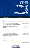Louis-André Vallet - Revue française de sociologie N° 56-1, Janvier-mars 2015 : Varia.