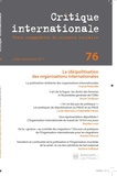  Revue - Critique internationale N° 76 : .