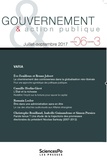Philippe Bezes et Patrick Hassenteufel - Gouvernement & action publique Volume 6 N° 3, juillet-septembre 2017 : .