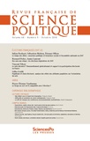  Revue - Revue française de science politique Volume 65, novembre 2018 : Les élections législatives de 2017.