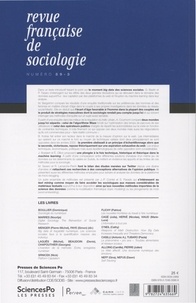 Revue française de sociologie N° 59-3, juillet-septembre 2018 Big data, sociétés et sciences sociales