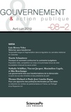 Philippe Bezes et Patrick Hassenteufel - Gouvernement & action publique Volume 8 N° 2, avril-juin 2019 : .