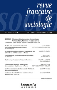  Collectif et Sophie Dubuisson-Quellier - Revue Française de Sociologie T61-4 - Mondes militants, mondes économiques. Contestations, frontières et coopérations.