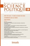 Yves Déloye - Revue française de science politique Volume 71 N° 5-6, octobre-décembre 2021 : RFSP (1951-2021) : 70 ans de science politique.