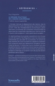 Le régime politique de l'Union européenne 5e édition revue et corrigée
