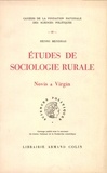 Henri Mendras - Etudes de sociologie rurale.