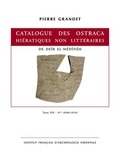Pierre Grandet - Catalogue des ostraca hiératiques non littéraires de Deîr el-Médînéh - Tome 13, N° 10406-10557.