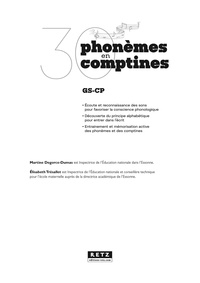 30 phonèmes en 30 comptines GS-CP  avec 1 CD audio