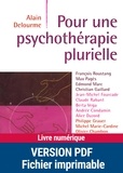 Alain Delourme - Pour une psychothérapie plurielle.