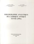 Yann Le Bohec et Jean-Marie Lassère - Bibliographie analytique de l'Afrique antique XXVIII (1994).