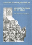 Yves-Marie Bercé - Procès politique (XIVe - XVe siècle).