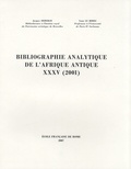 Jacques Debergh et Yann Le Bohec - Bibliographie analytique de l'Afrique antique XXXV (2001).