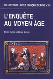 Claude Gauvard - L'enquête au Moyen Age.