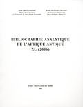 Claude Briand-Ponsart et Michèle Coltelloni-Trannoy - Bibliographie analytique de l'Afrique antique XL (2006).