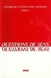 Pierre Salat - Questions de sens.