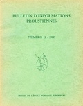 Jean Bousquet - Bulletin d'informations proustiennes n° 13.
