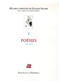 Jacques Izoard - Oeuvres complètes - Tome 1, Poésies 1951-1978.