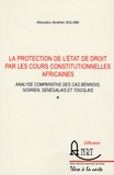 Aboudou-Ibrahim Salami - La protection de l'état de droit par les cours constitutionnelles africaines - Analyse comparative des cas béninois, ivoirien, sénégalais et togolais.