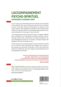 L'accompagnement psycho-spirituel. Apprendre à soigner l'âme