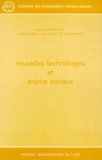  Collectif - Nouvelles Technologies Et Enjeux Sociaux. Recherche Cooperative France-Rda.