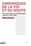 Philippe Gasparini - Chroniques de la foi et du doute - Une introduction à l'autobiographie religieuse (1600-1900).