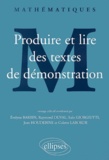 Colette Laborde et Evelyne Barbin - Produire Et Lire Des Textes De Demonstration En Mathematiques.