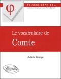 Juliette Grange - Le vocabulaire de Comte.