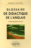 Mireille Quivy et Claire Tardieu - Glossaire de didactique de l'anglais.