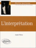 Isabel Weiss - L'interprétation.