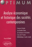 Pascal Glémain - Analyse Economique Et Historique Des Societes Contemporaines.