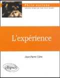 Jean-Pierre Cléro - L'expérience.
