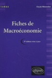 Claude Ménendian - Fiches de macroéconomie.
