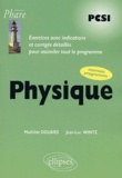 Mathilde Douard et Jean-Luc Wintz - Physique PCSI - Exercices corrigés.