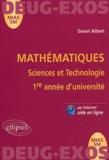 Daniel Alibert - Mathématiques Sciences et Technologie 1ère année d'université MIAS SM.