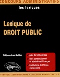 Philippe-Jean Quillien - Lexique de droit public.