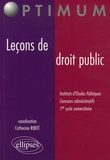 Catherine Ribot - Leçons de droit public.