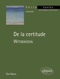 Elise Marrou - De la certitude - Wittgenstein.