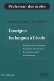 Marie-Christine Deyrich - Enseigner les langues à l'école.