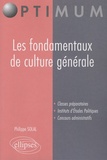 Philippe Solal - Les fondamentaux de culture générale.