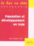 Jean-Jacques Fénié - Population et développement en Inde.