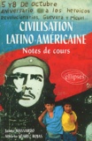 Alberto Suarez-Rojas et Jaime Massardo - Civilisation latino-américaine - Notes de cours.