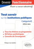 Philippe-Jean Quillien - Tout savoir sur les institutions publiques (catégorie C).