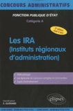 Stéphane Guérard - Les IRA (instituts régionaux d'administration).