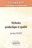 Jean-Marie Chatelet - Méthodes productique et qualité.