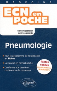 Clément Lebreton et Matthieu Leconte - Pneumologie.