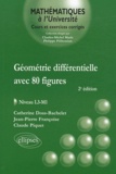 Catherine Doss-Bachelet et Jean-Pierre Françoise - Géométrie différentielle avec 80 figures - Niveau L3-M1.