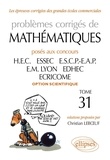 Christian Leboeuf - Problèmes corrigés de mathématiques - Posés aux concours HEC, ESSEC, ESCP-EAP, EM Lyon, EDHEC, ECRICOME, option scientifique 2010-2011.